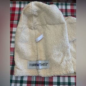 Turbie Twist Cream Hair Towel